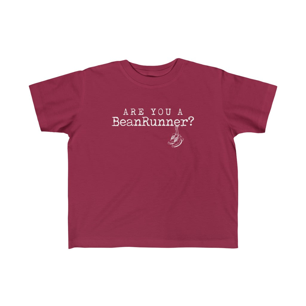 Toddler's  "Are You A BeanRunner?"  Jersey Tee