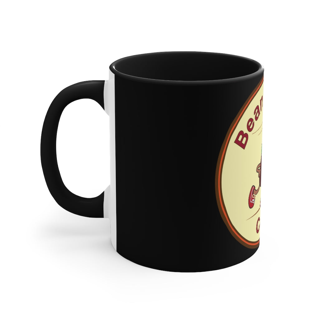 The BeanRunner Logo Accent Mug Black
