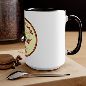 The BeanRunner Cafe Logo Accent Mug