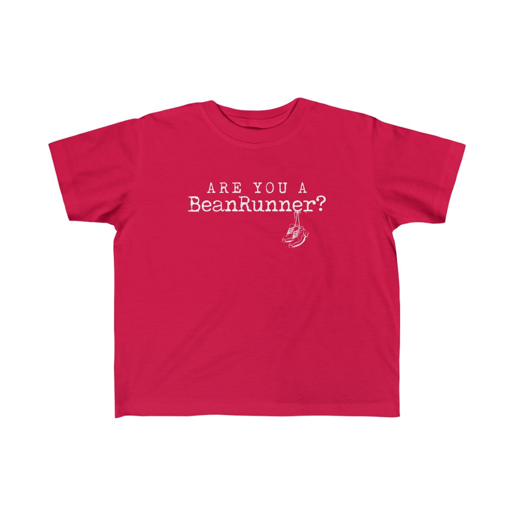 Toddler's  "Are You A BeanRunner?"  Jersey Tee