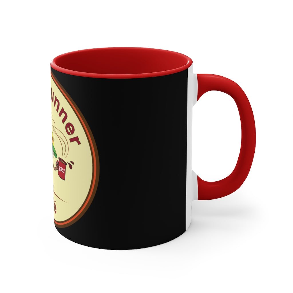 The BeanRunner Logo Accent Mug Black
