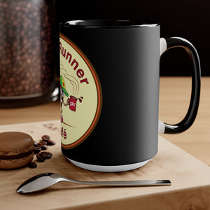 The BeanRunner Logo Accent Mug Black