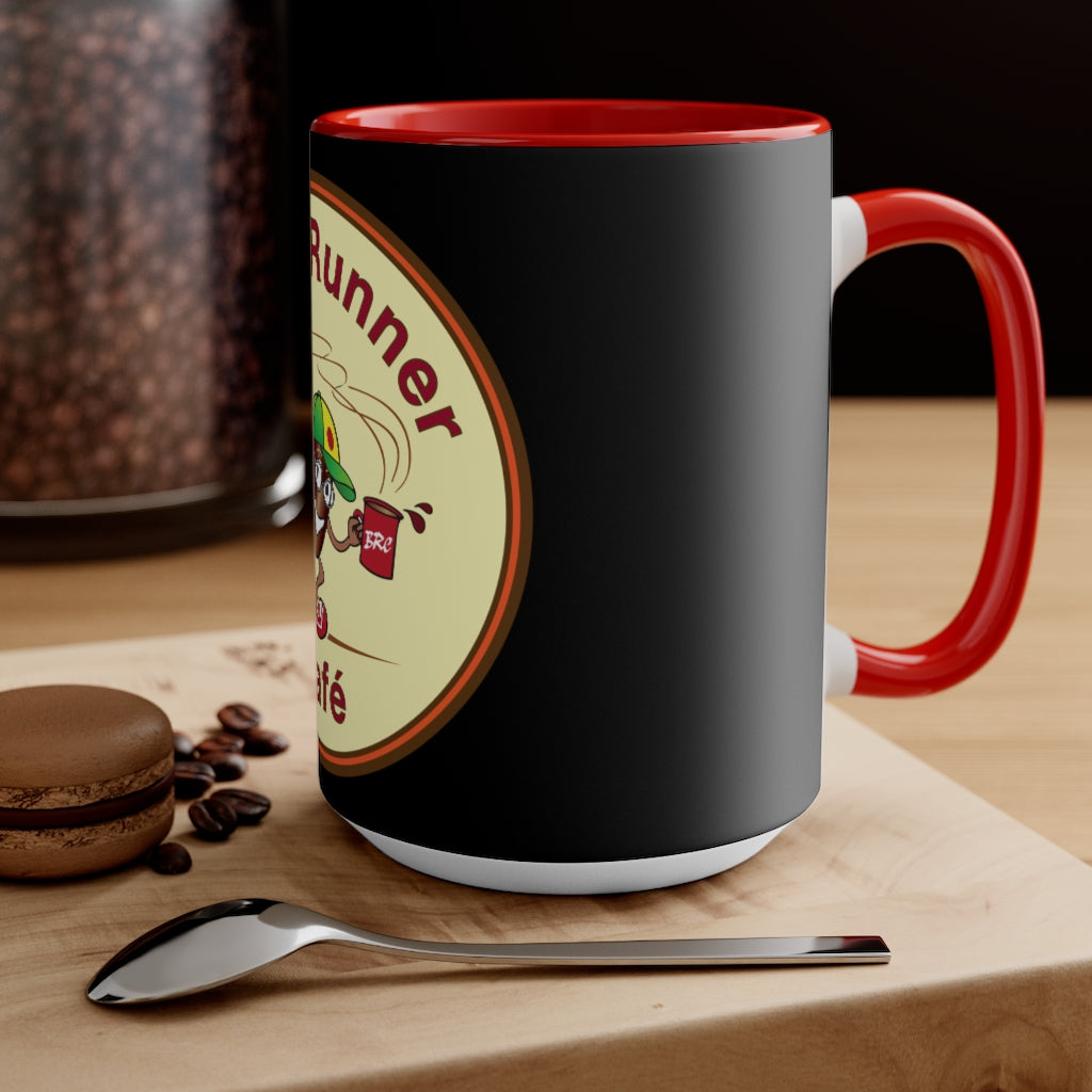 The BeanRunner Logo Accent Mug Black