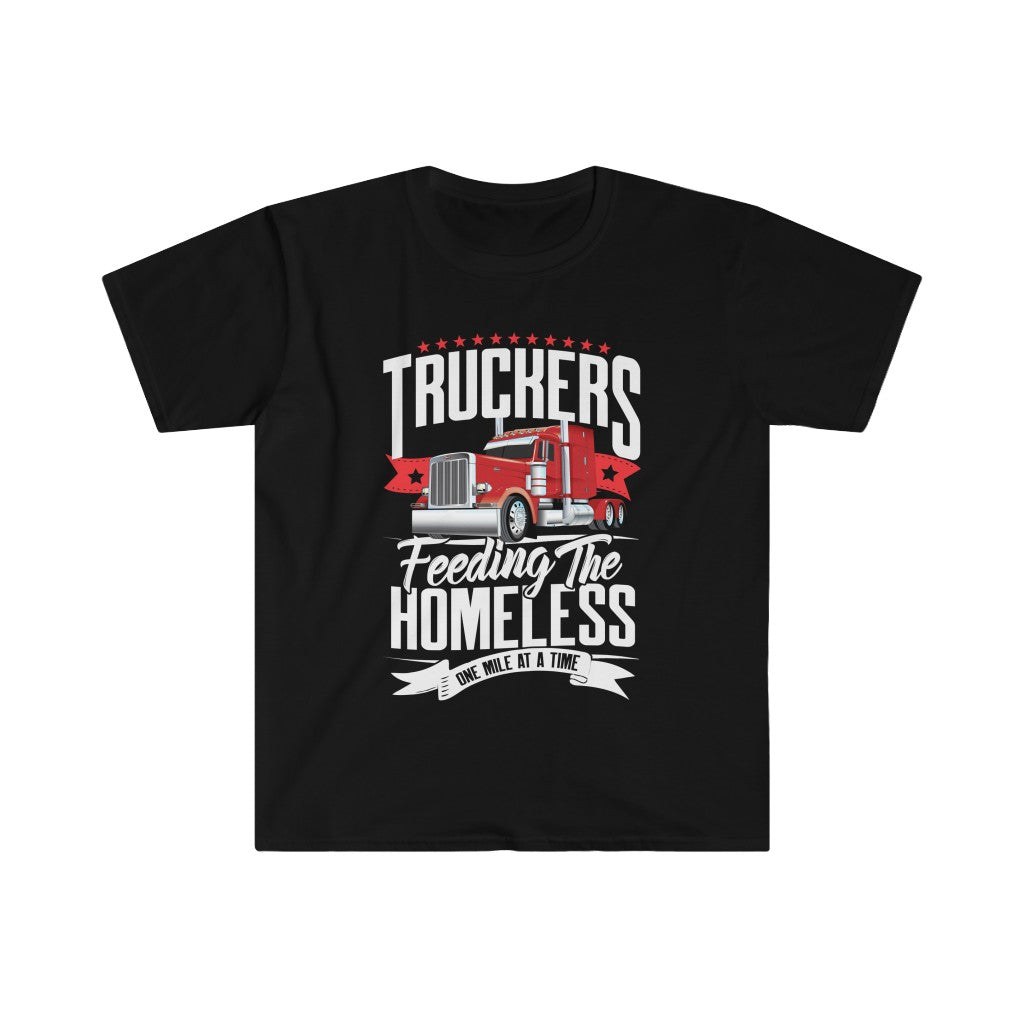 Original Truckers Feeding The Homeless Logo Softstyle T-Shirt