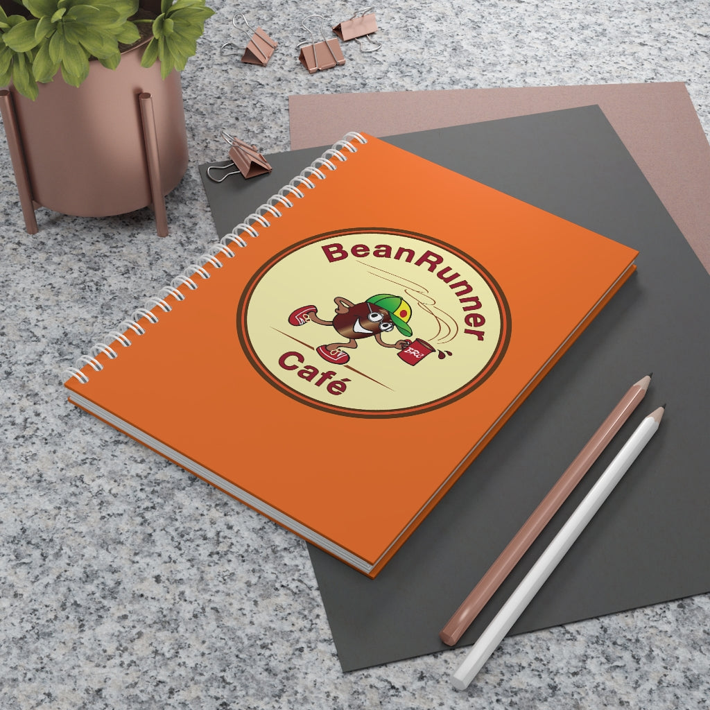 BeanRunner Logo Spiral Notebook