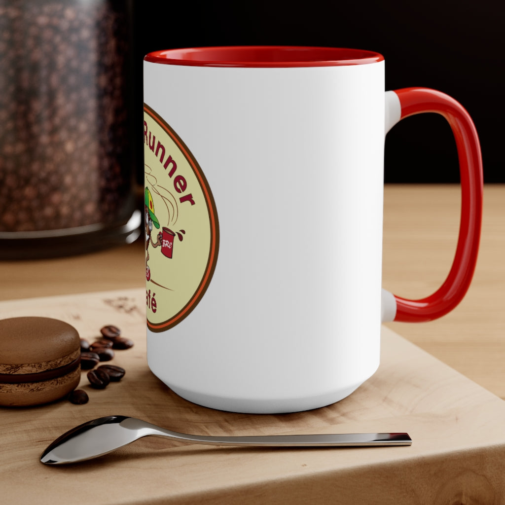 The BeanRunner Cafe Logo Accent Mug