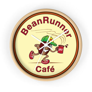 BeanRunner Logo Wall clock