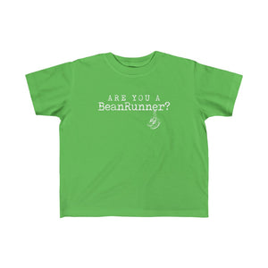 Toddler's  "Are You A BeanRunner?"  Jersey Tee