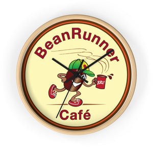 BeanRunner Logo Wall clock