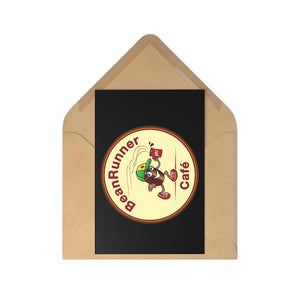 The BeanRunner Cafe Logo Postcards Black (7 pcs)