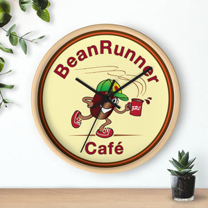 BeanRunner Logo Wall clock