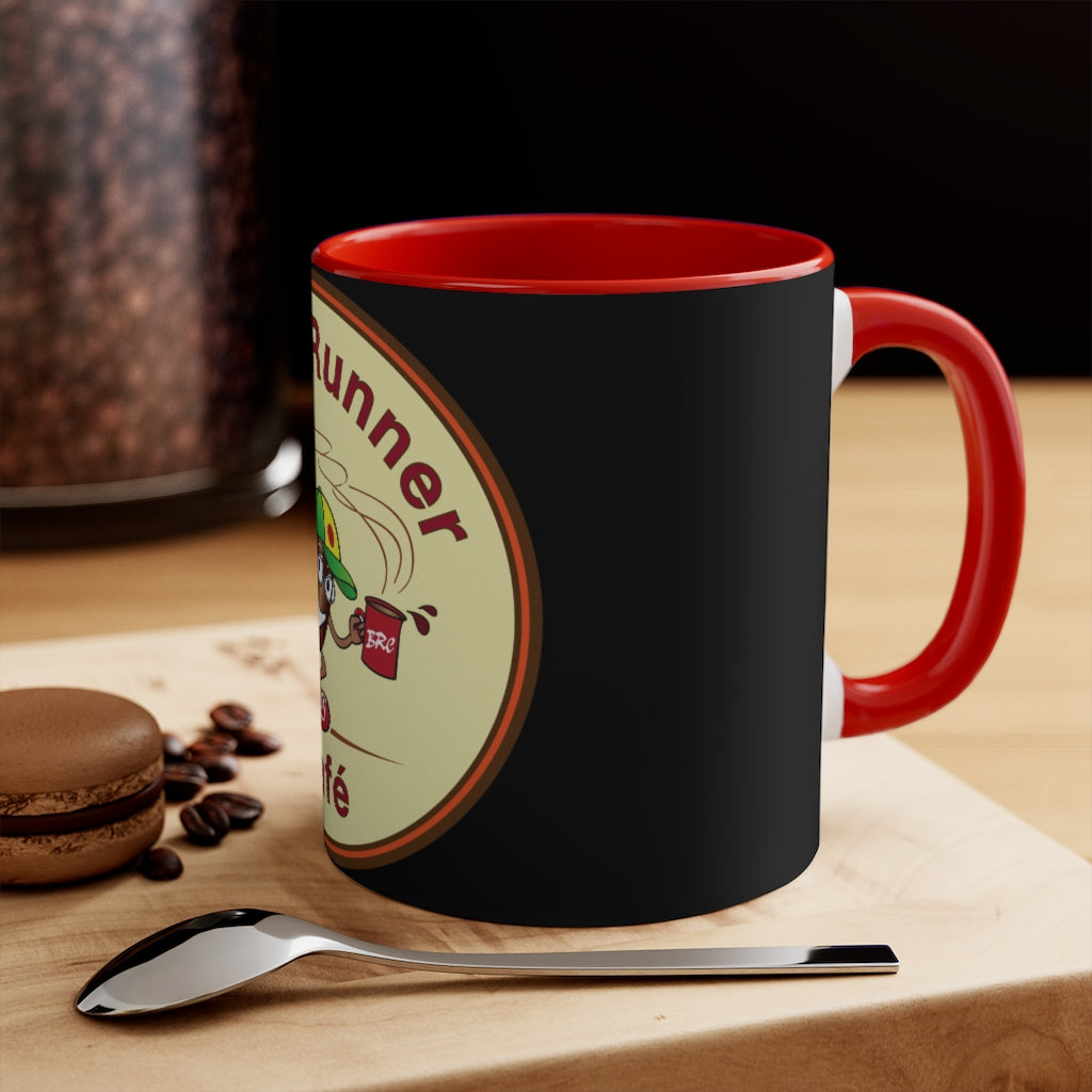 The BeanRunner Logo Accent Mug Black