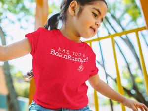 Toddler's  "Are You A BeanRunner?"  Jersey Tee
