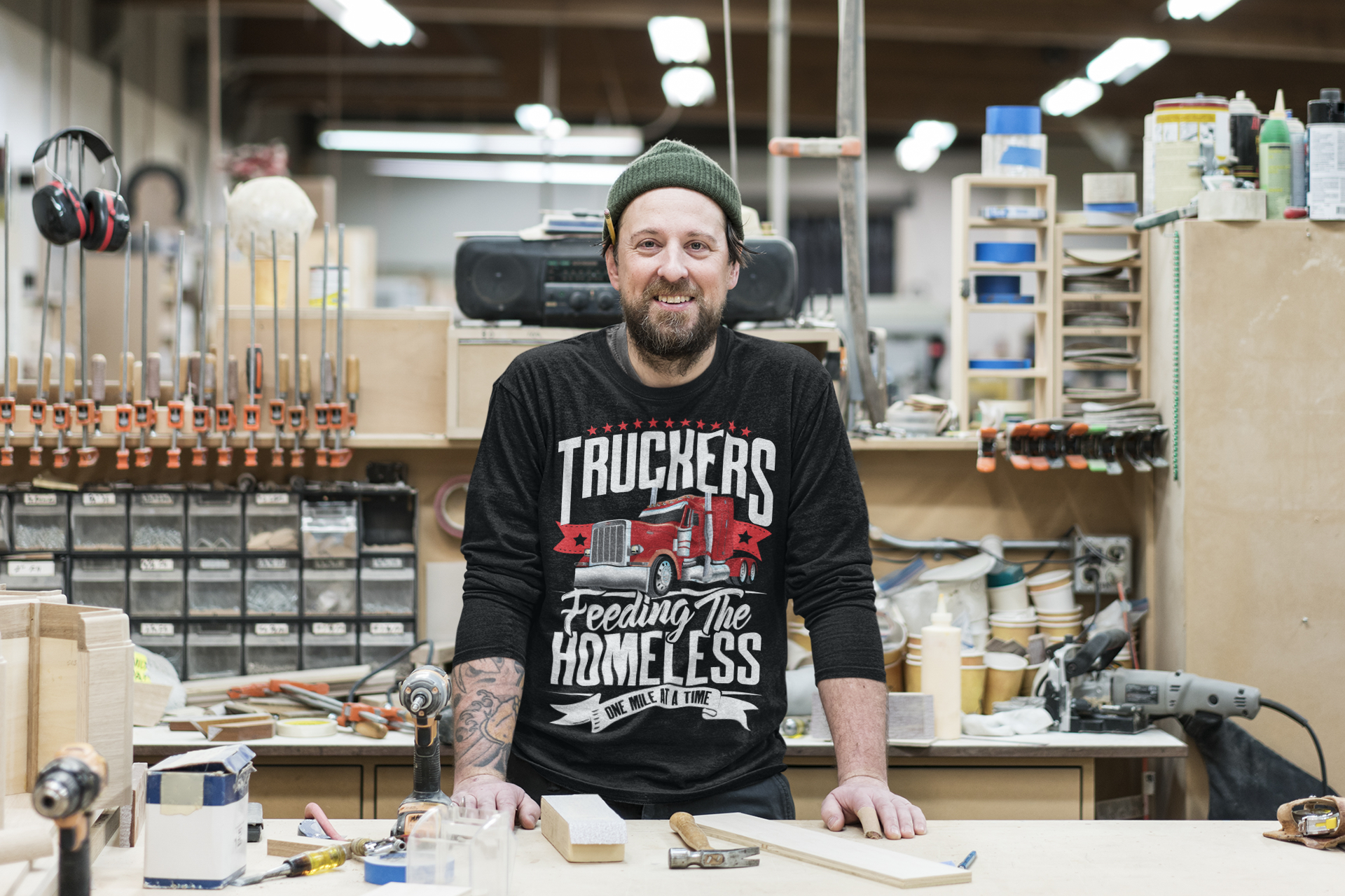 Men's TFTH Logo Long Sleeve Crew Tee