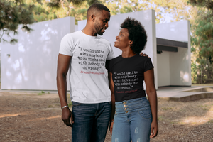 F. DOUGLASS . "I would unite with anybody to do right and with nobody to do wrong."  T-Shirt.